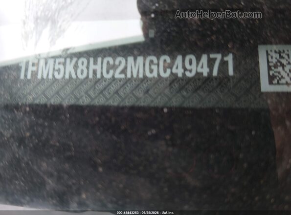 1FM5K8HC2MGC49471 2021 FORD EXPLORER Gray Widok komory silnika