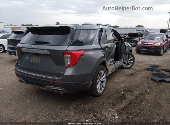 1FM5K8HC2MGC49471 2021 FORD EXPLORER Gray Tył prawy