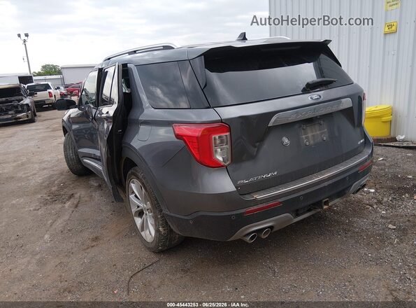 1FM5K8HC2MGC49471 2021 FORD EXPLORER Gray Tył lewy