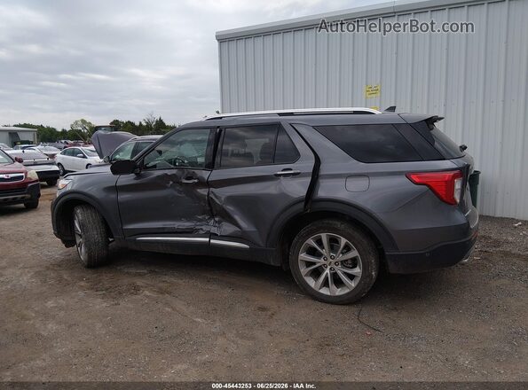 1FM5K8HC2MGC49471 2021 FORD EXPLORER Gray Widok wnętrza 360 stopni