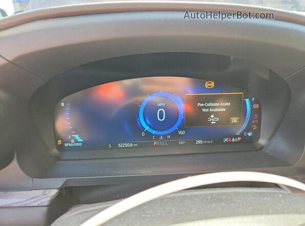 1FM5K8HC2NGA96236 2022 FORD EXPLORER Burgundy Instrument cluster view