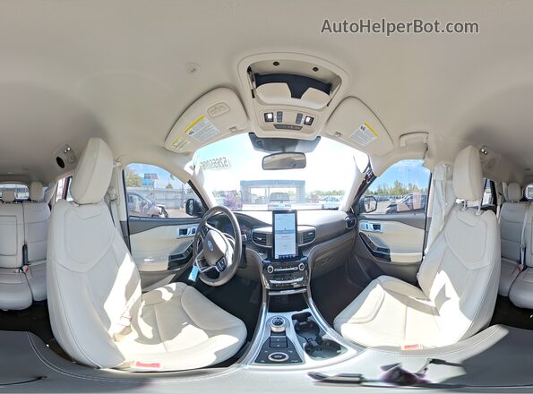 1FM5K8HC2NGA96236 2022 FORD EXPLORER Burgundy 360 interior view