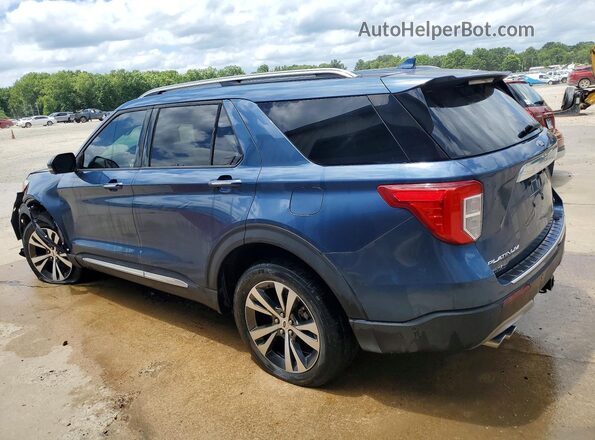 1FM5K8HC3LGA30260 2020 FORD EXPLORER Синий Задняя левая четверть