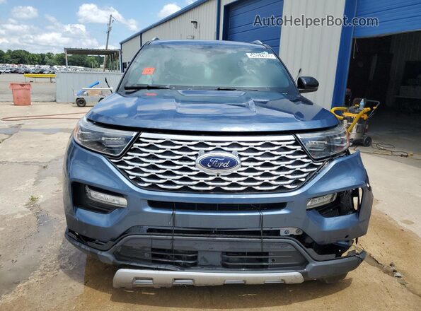 1FM5K8HC3LGA30260 2020 FORD EXPLORER Синий Панорамный вид салона 360°