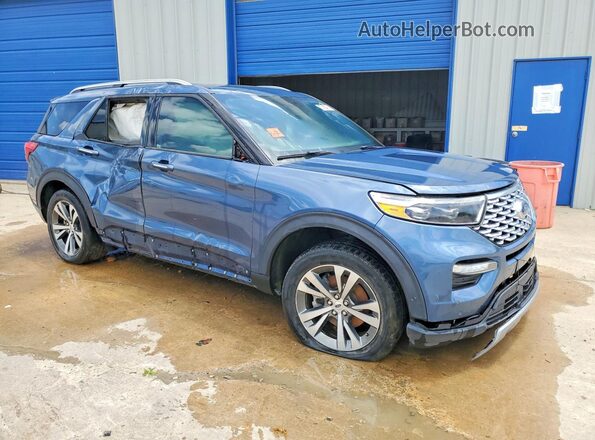 1FM5K8HC3LGA30260 2020 FORD EXPLORER Синий Передняя правая четверть