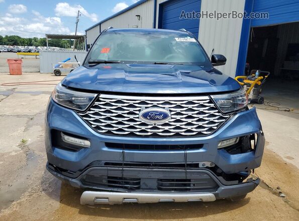 1FM5K8HC3LGA30260 2020 FORD EXPLORER Синий Вид спереди