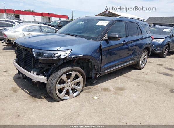 1FM5K8HC4LGA35192 2020 FORD EXPLORER Gray წინა მარცხენა ხედი სამი მეოთხედიდან