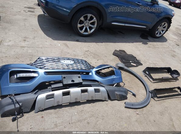 1FM5K8HC4LGA35192 2020 FORD EXPLORER Gray ხელსაწყოთა პანელის ხედი