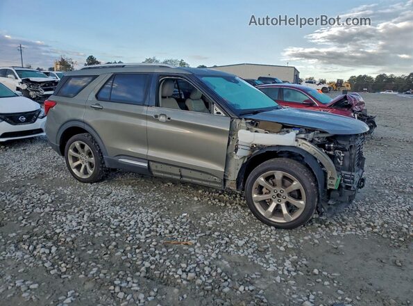 1FM5K8HC5LGC10260 2020 FORD EXPLORER Серый Передняя правая четверть
