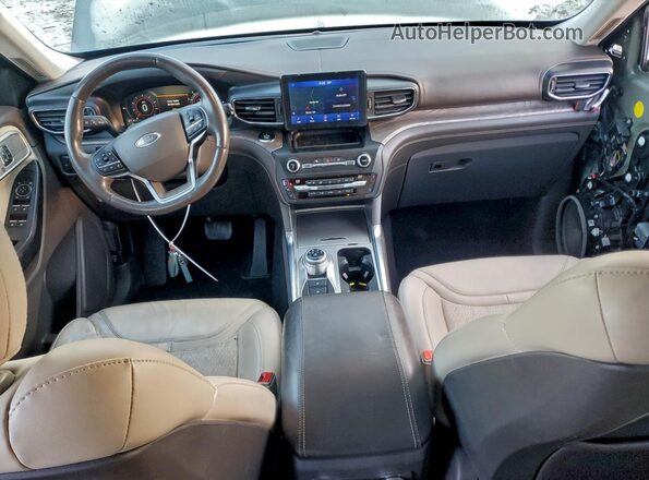 1FM5K8HC5LGC10260 2020 FORD EXPLORER Серый Вид панели приборов