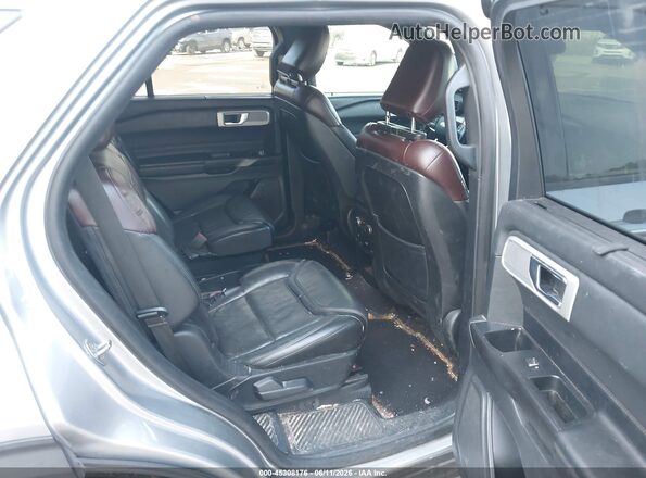 1FM5K8HC5LGD19138 2020 FORD EXPLORER Silver Vista de la etiqueta del VIN