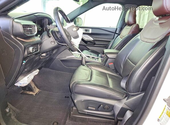 1FM5K8HC5MGA21660 2021 FORD EXPLORER White Вид салону спереду