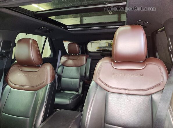 1FM5K8HC5MGA21660 2021 FORD EXPLORER White Вид задніх сидінь