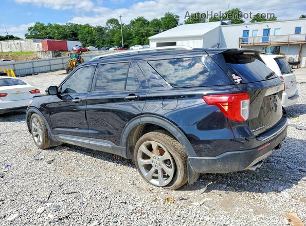 1FM5K8HC6LGA25649 2020 FORD EXPLORER Black Հետևի ձախ