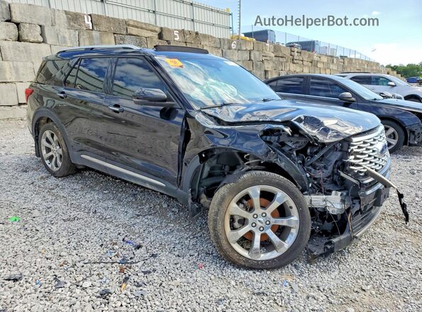 1FM5K8HC6LGA25649 2020 FORD EXPLORER Black Առջևի աջ