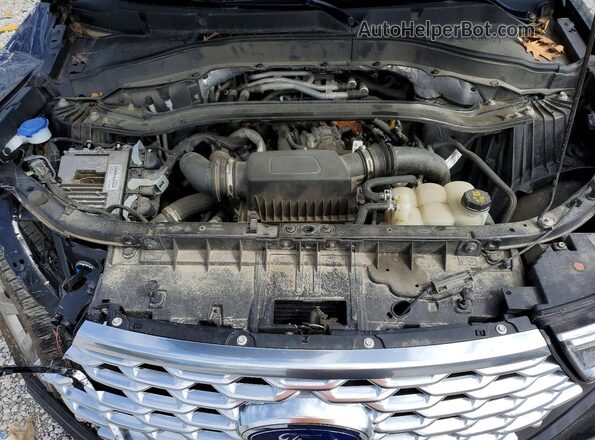 1FM5K8HC6LGA25649 2020 FORD EXPLORER Black Շարժիչի բաժամունքի տեսք