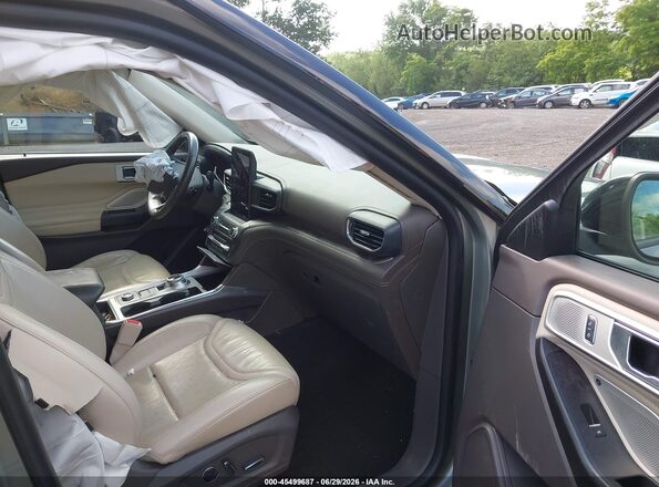1FM5K8HC7LGA52066 2020 FORD EXPLORER Gray Սալոնի դիմացի տեսք