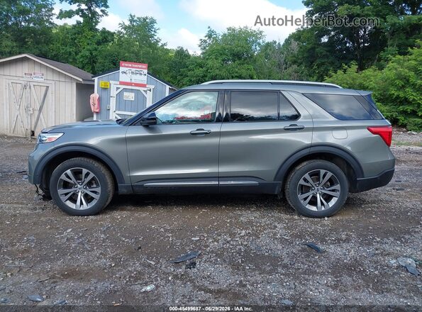 1FM5K8HC7LGA52066 2020 FORD EXPLORER Gray Սալոնի 360 աստիճան տեսք