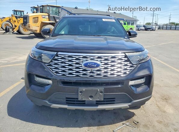 1FM5K8HC7LGA53797 2020 FORD EXPLORER Black წინა ხედი