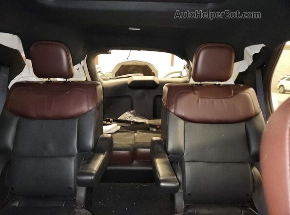 1FM5K8HC8LGA53999 2020 FORD EXPLORER White უკანა სავარძლების ხედი