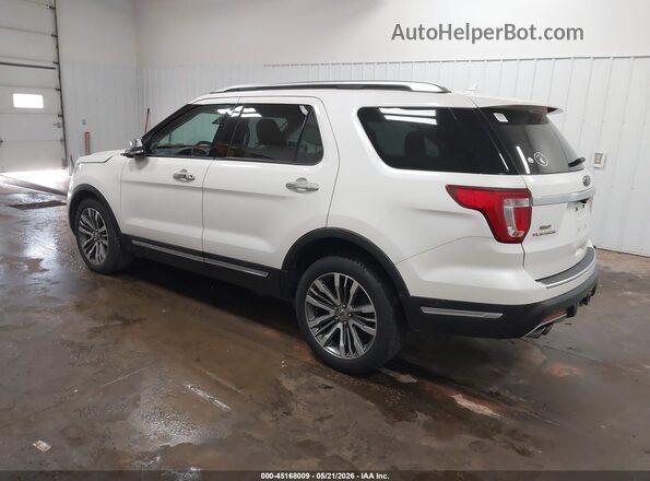 1FM5K8HT0JGC86174 2018 FORD EXPLORER Белый Задняя левая четверть
