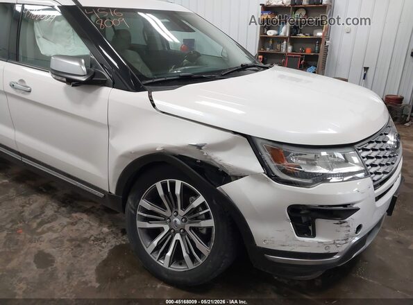 1FM5K8HT0JGC86174 2018 FORD EXPLORER Белый Вид спереди