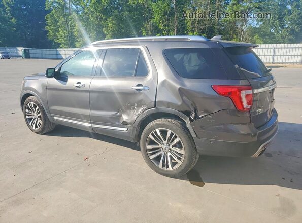 1FM5K8HT1GGD20616 2016 FORD EXPLORER Gray Tył lewy