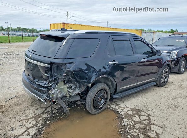 1FM5K8HT1HGD83121 2017 FORD EXPLORER Black Rear right