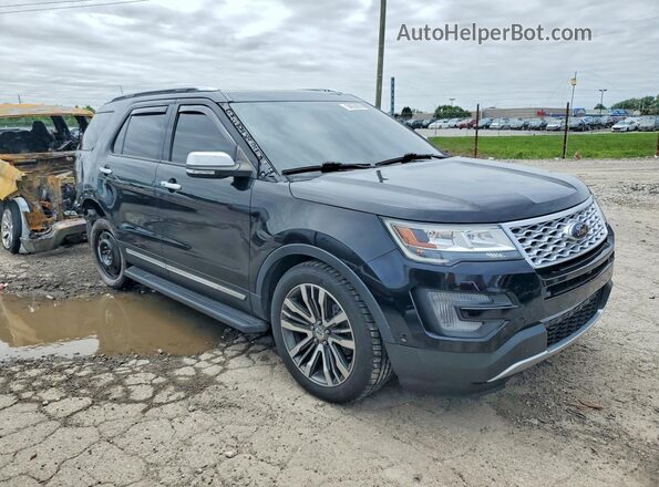 1FM5K8HT1HGD83121 2017 FORD EXPLORER Black Front right