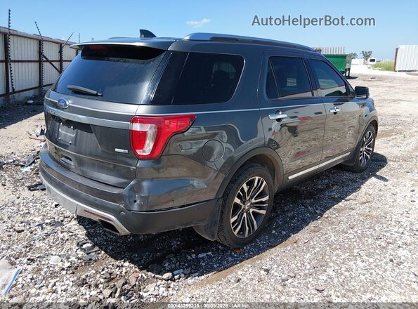 1FM5K8HT1HGD95995 2017 FORD EXPLORER Gray Задня права чверть