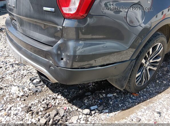 1FM5K8HT1HGD95995 2017 FORD EXPLORER Gray Вид спереду