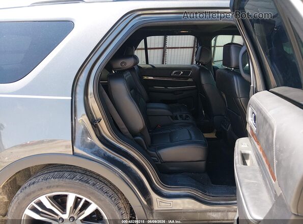 1FM5K8HT1HGD95995 2017 FORD EXPLORER Gray Вид наклейки з VIN-кодом