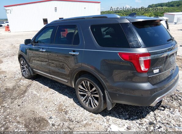 1FM5K8HT1HGD95995 2017 FORD EXPLORER Gray Задня ліва чверть