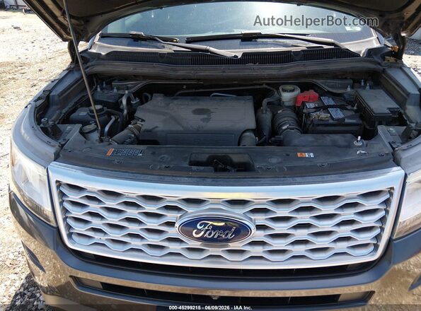 1FM5K8HT1HGD95995 2017 FORD EXPLORER Gray Вид ззаду