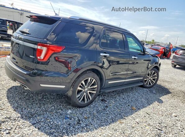 1FM5K8HT1JGA76926 2018 FORD EXPLORER Black უკანა მარჯვენა