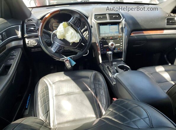 1FM5K8HT1JGA76926 2018 FORD EXPLORER Black წინა პანელის ხედი