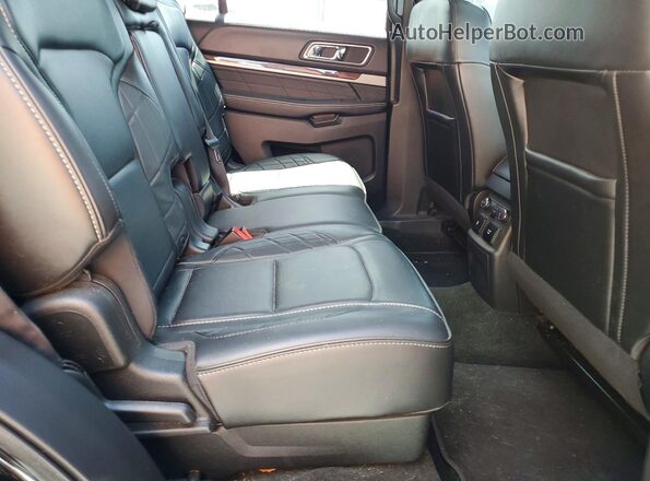 1FM5K8HT1JGA76926 2018 FORD EXPLORER Black უკანა სალონის ხედი