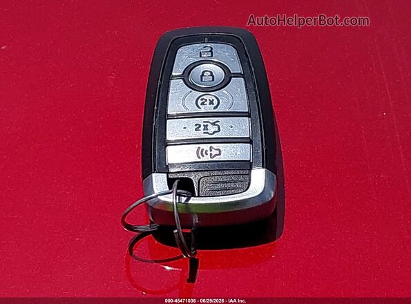 1FM5K8HT1JGC48758 2018 FORD EXPLORER Red Vista del salpicadero