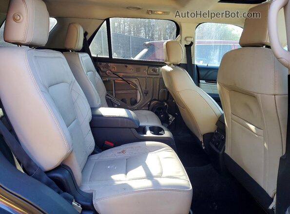 1FM5K8HT2HGA09231 2017 FORD EXPLORER Gray Вид задньої частини салону