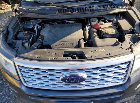 1FM5K8HT2HGA09231 2017 FORD EXPLORER Gray Вид підкапотного простору