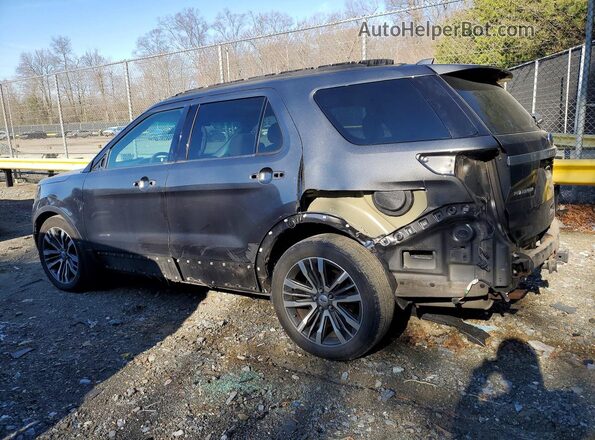1FM5K8HT2HGA09231 2017 FORD EXPLORER Gray Задня ліва чверть