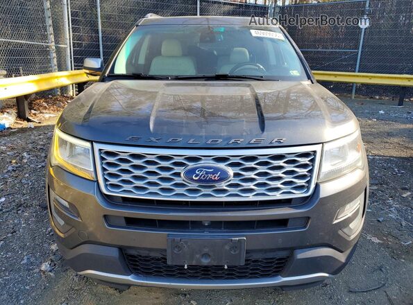 1FM5K8HT2HGA09231 2017 FORD EXPLORER Gray Вид спереду