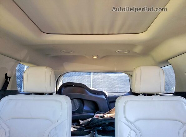 1FM5K8HT2HGA09231 2017 FORD EXPLORER Gray Вид задніх сидінь
