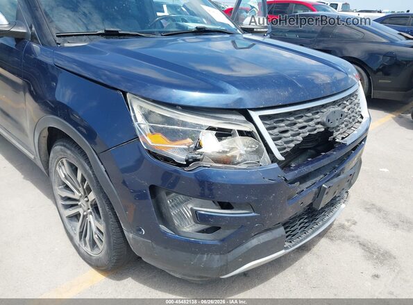 1FM5K8HT2HGC85585 2017 FORD EXPLORER Blue Դիմացի տեսք