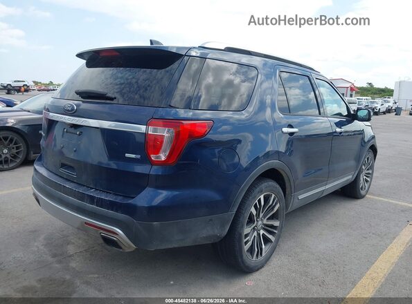 1FM5K8HT2HGC85585 2017 FORD EXPLORER Blue Հետևի աջ