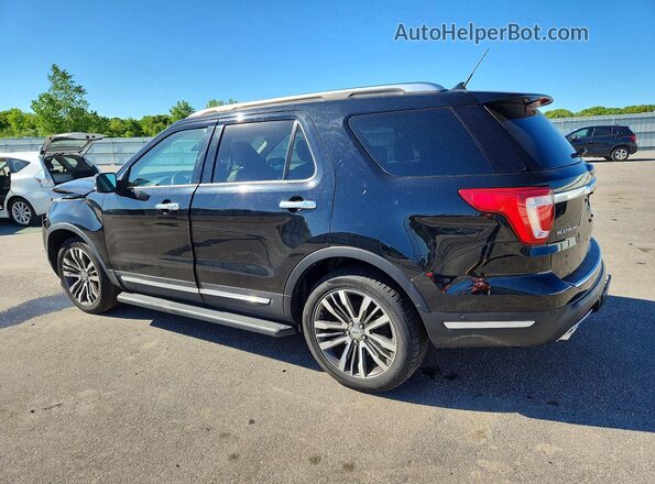 1FM5K8HT2JGC29913 2018 FORD EXPLORER Black Tył lewy