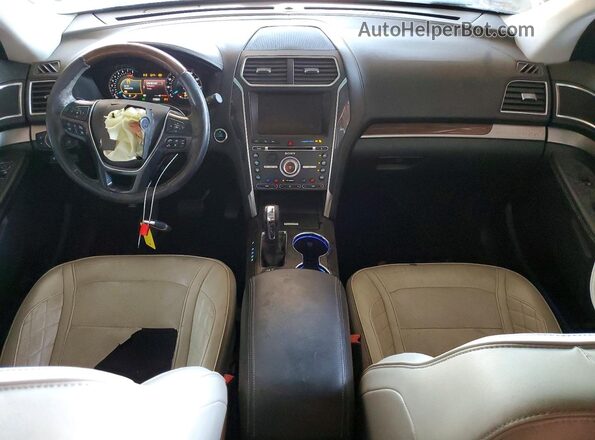 1FM5K8HT3GGB86871 2016 FORD EXPLORER Silver წინა პანელის ხედი