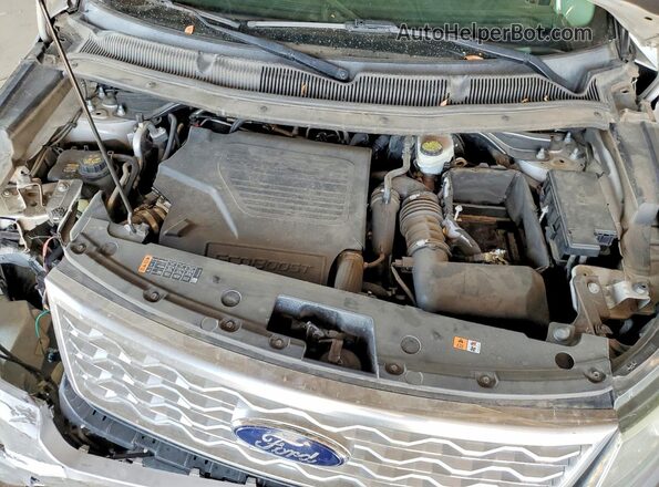 1FM5K8HT3GGB86871 2016 FORD EXPLORER Silver ძრავის განყოფილების ხედი