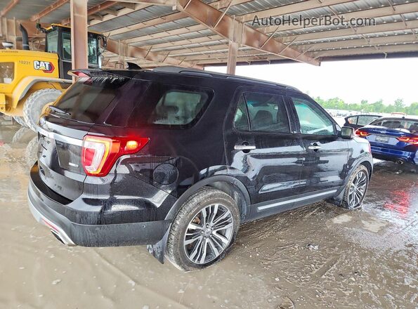 1FM5K8HT3GGC38435 2016 FORD EXPLORER Black Հետևի աջ