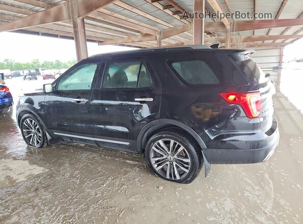 1FM5K8HT3GGC38435 2016 FORD EXPLORER Black Հետևի ձախ